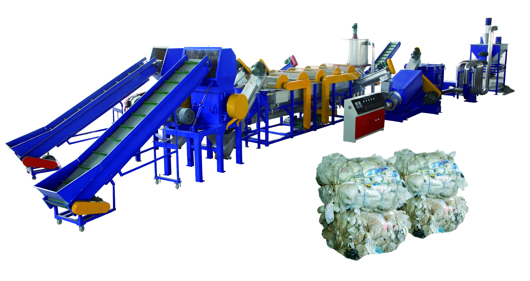 HDPE PP PE Film Washing Machine