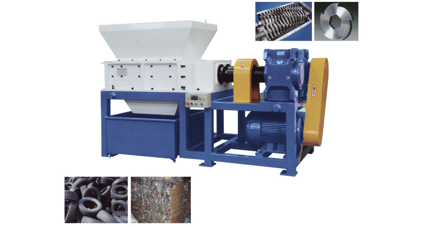 Twin-shaft shredder