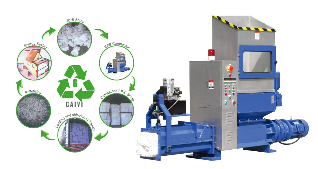 EPS Cold Press Recycling Machine