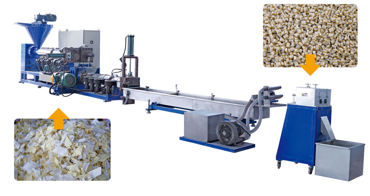 PE Double Stage Strand Pelletizing Line